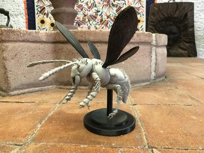 Murdering Asian Hornet Sculpture