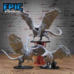 Ammit Beast Set ‧ DnD Miniature ‧ Tabletop Miniatures ‧ Gaming Monster ‧ 3D Model ‧ RPG ‧ DnDminis ‧ STL FILE