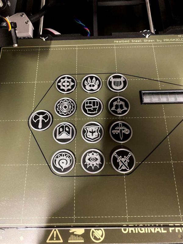 Simple JoCat Style Class Dungeon Token for D&D