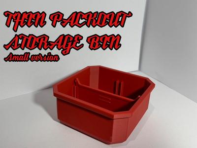 Thin Milwaukee Packout Storage Bin (Small version)