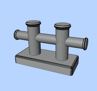 Cross bollard