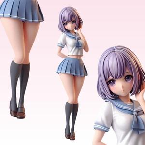 Sexy Anime Girl in Japanese School Uniform - STL 3D Print Model