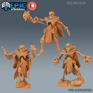 Skeleton Orc Warrior Set B ‧ DnD Miniature ‧ Tabletop Miniatures ‧ Gaming Monster ‧ 3D Model ‧ RPG ‧ DnDminis ‧ STL FILE