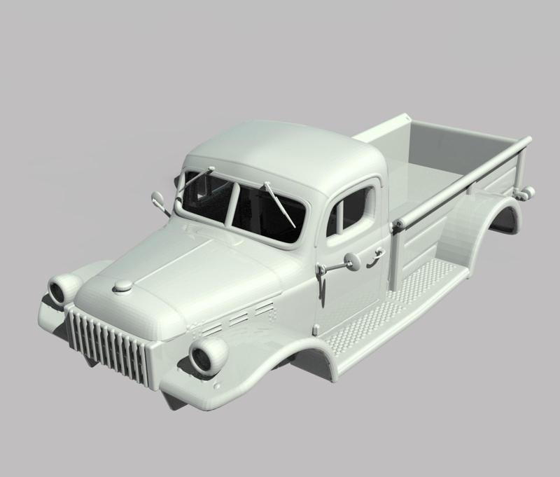 Dodge Power Wagon SCX24 133.5mm