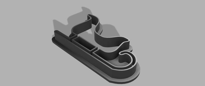 Santas Sleigh Cookie Cutter