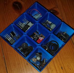9 sections organizer