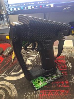 Flysky Noble NB4 Trigger Guard, with GoPro Mount