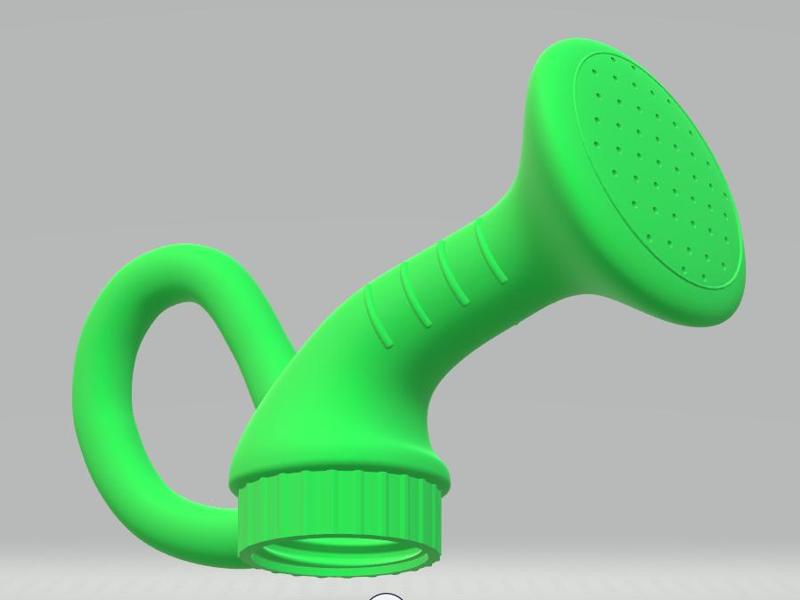 Bottle-top watering spout for PET bottles
