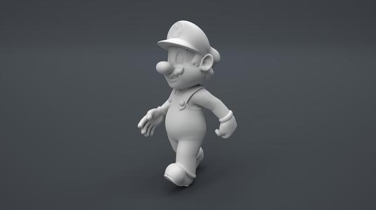 Mario Walking Pose Table Toy