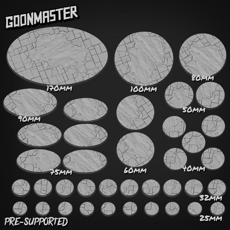 Cracked Stone Floor Base Set