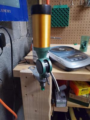 replacement cup for RCBS powder trickler