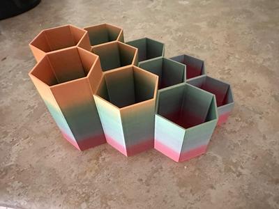 Honeycomb Desktop Organiser