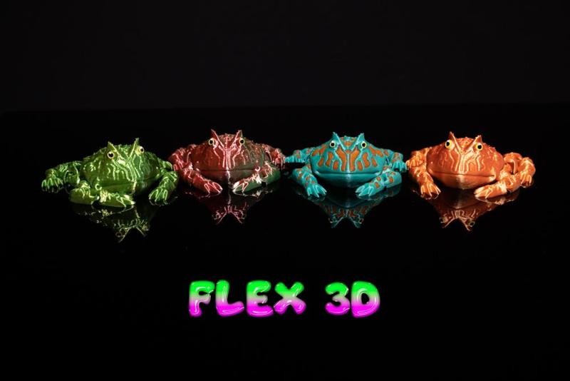 Flex 3D Pacman Frog