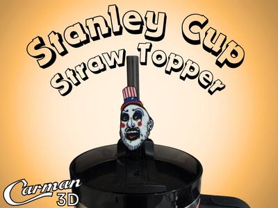Captain Spaulding Stanley Cup Straw Topper