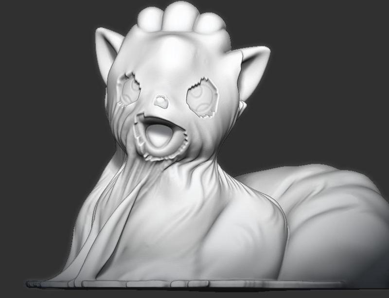 Vulpix Pokemon Halloween Ghost