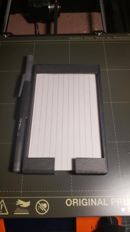 3X5 Notecard or Index Card Holder