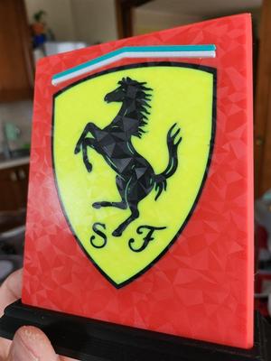 logo ferrari bambu lab reverse_printing (remix)