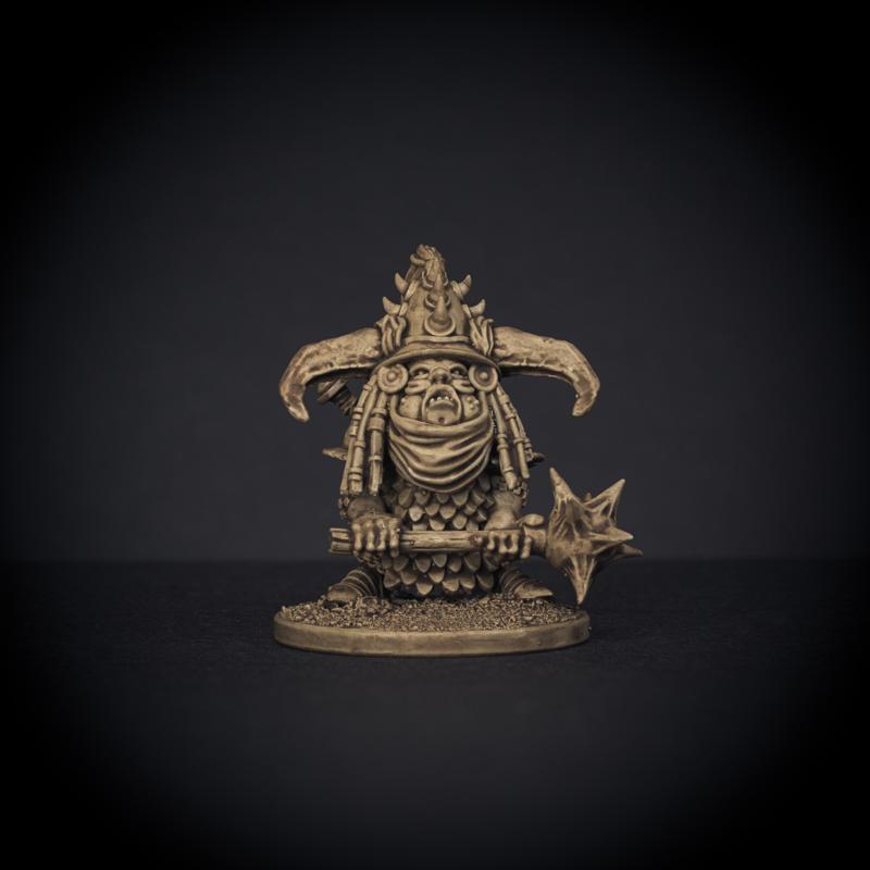 Goblin Champion of Chaos - Jutjut Wizenedtongue