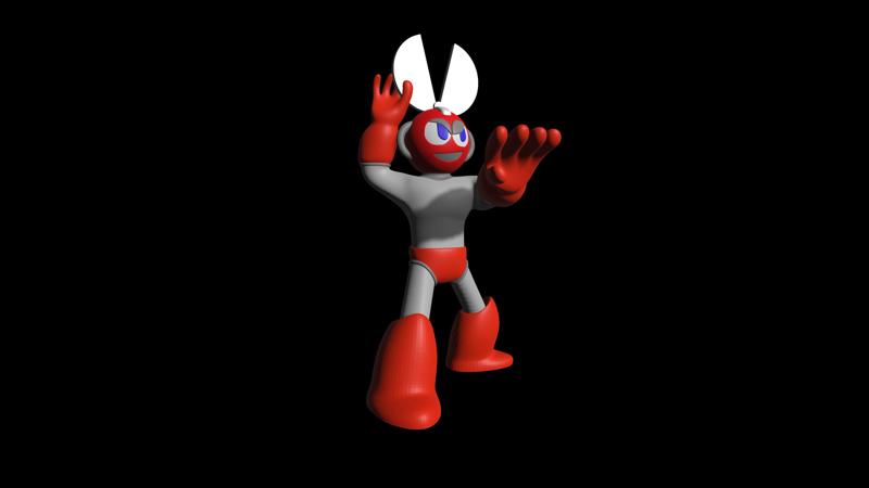 Cutman - Megaman 1 - Robot Master - Figure and Miniature