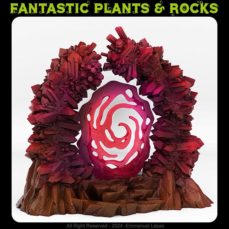 CRYSTAL PORTAL WITH ITS NEBULAR EFFECT