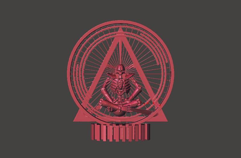 Terminator Doing Yoga - P56 - Decor - Trinket - Quick Print Gift - 3D - NO SUPPORT