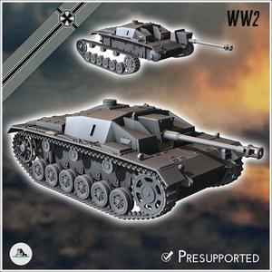 Sturmgeschutz StuG III Ausf. F (Sd.Kfz. 142-1) - Germany Eastern Western Front Normandy Stalingrad Berlin Bulge WWII