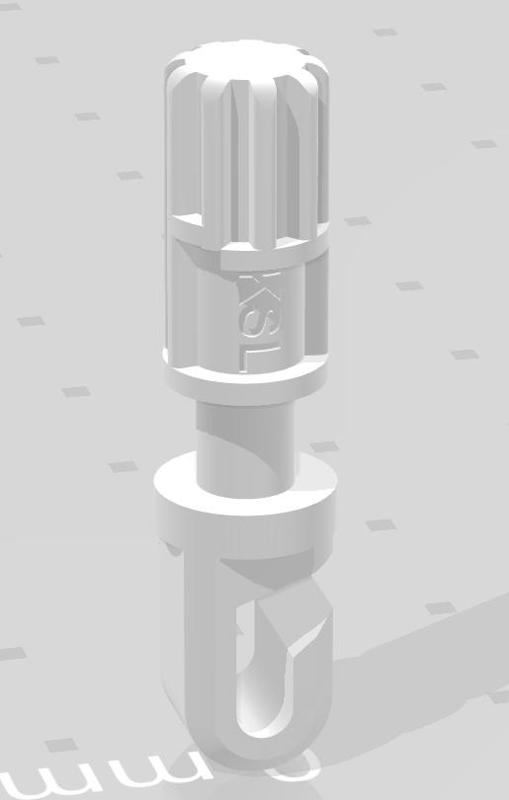 Replacement part for vertical curtain blinds