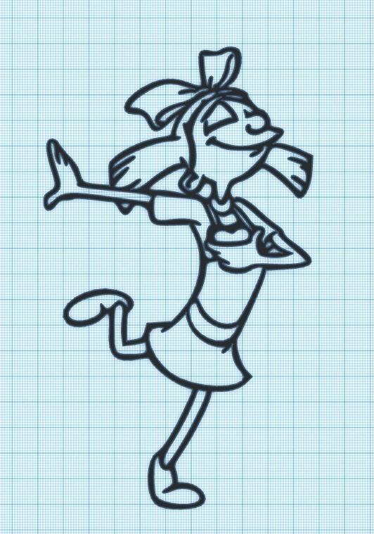 HELGA - DANCE - HEY ARNOLD - WALL ART