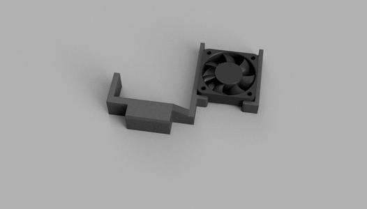 Fan mount MCU Bambu Lab P1P