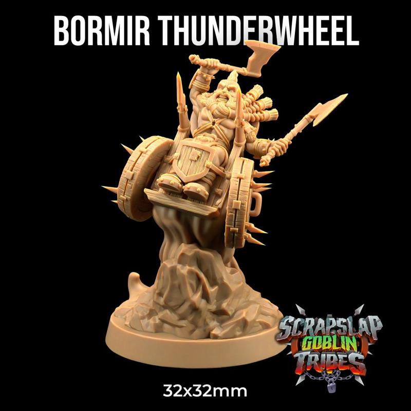 Bormir Thunderwheel  | PRESUPPORTED | Scrap Slap Goblin Tribes