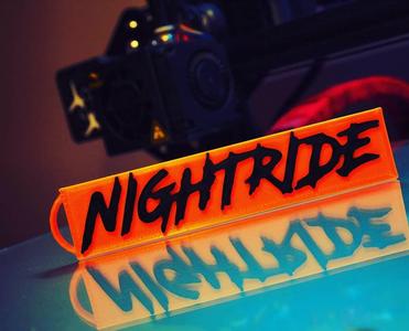 Nightride Keychain
