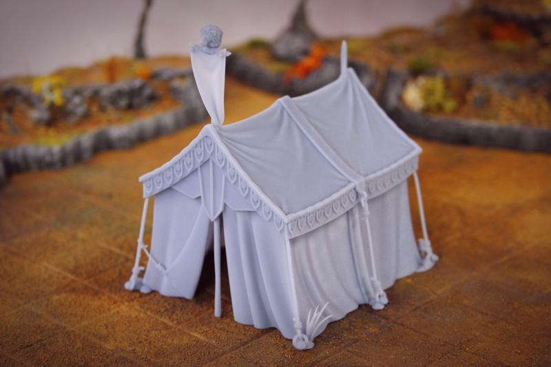 Leaders Tent Scatter Scenery for RPG and Wargames