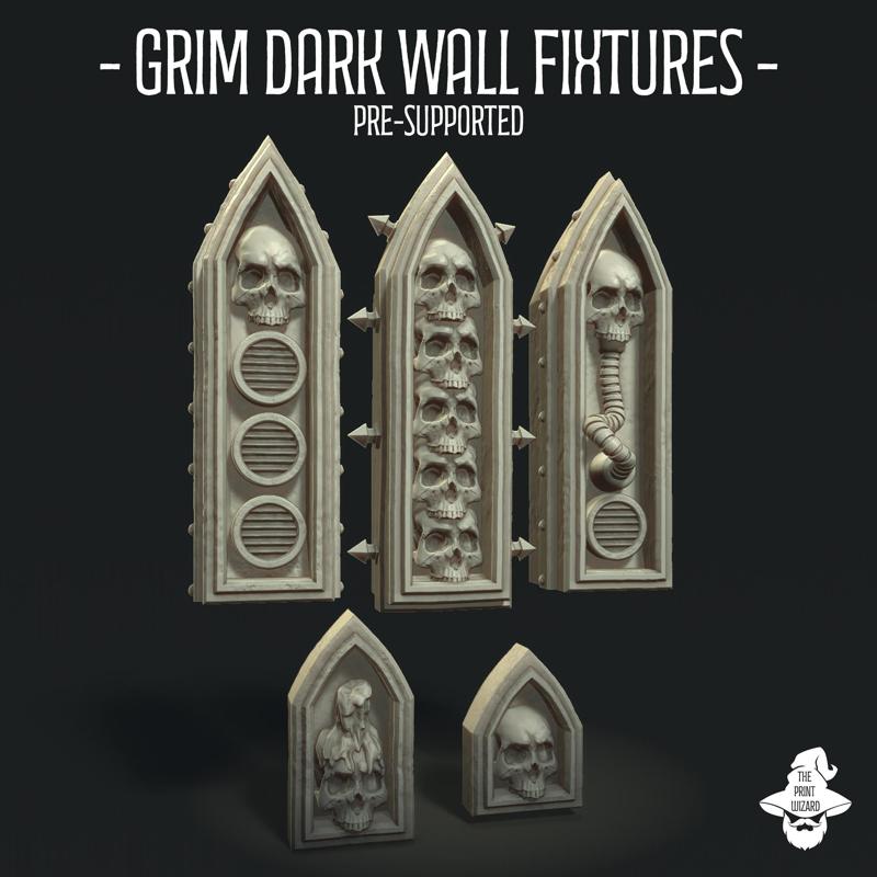 Grim Dark Wall Fixtures