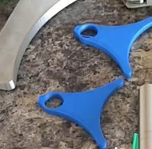 Mod for - Mechanical transfer device for respooling filament. Prints on a single plate.
