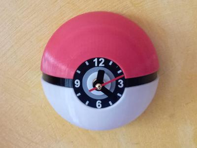Pokeball Clock 150 mm