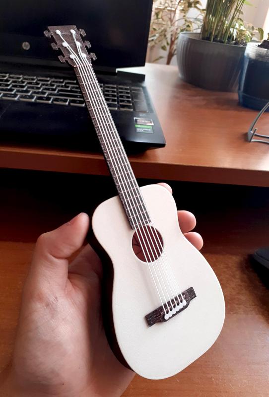 Ed Sheeran's mini guitar model