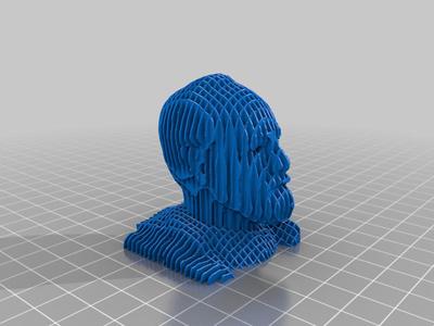 Sigmund Freud Pencilholder/sculpture
