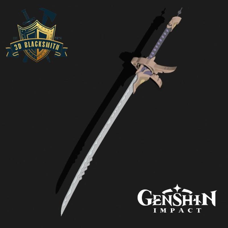 Genshin Impact Amenoma Kageuchi Sword Prop ( 1/1 Scale )