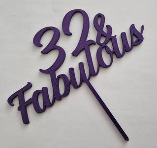 Fabulous Cake Topper