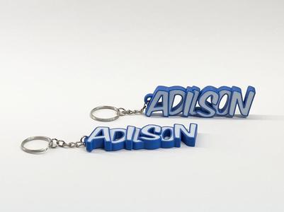 Beautiful keychain with the name Adilson