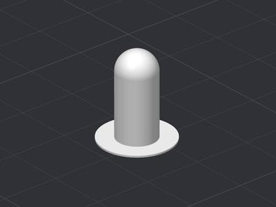 Simple wall hole cover