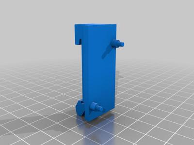 DIN Rail mount for a LM2596 DC-DC converter
