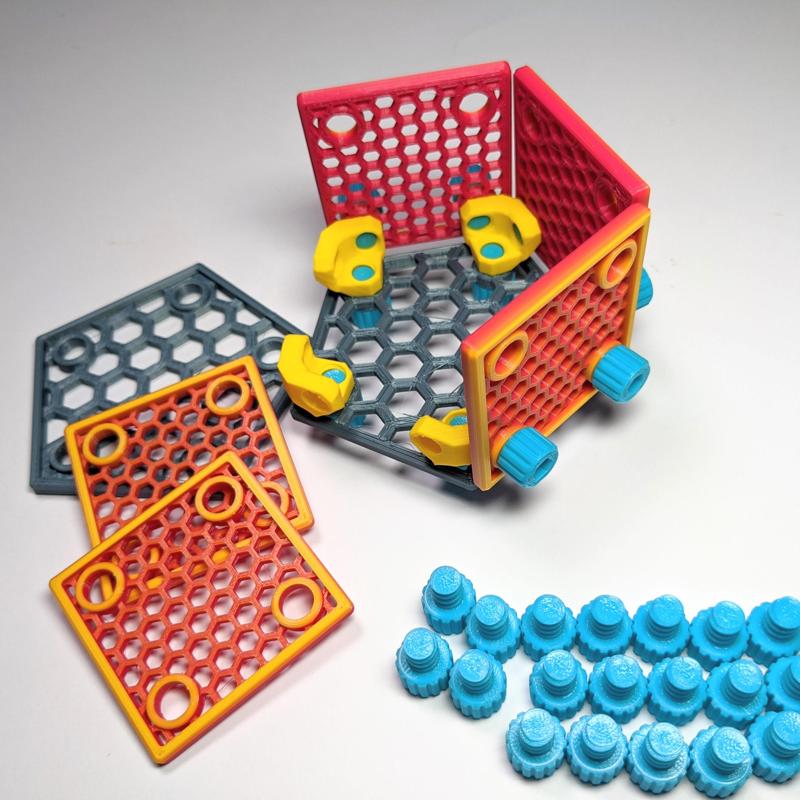 848 Bolted Cube - Pentagonal Parts