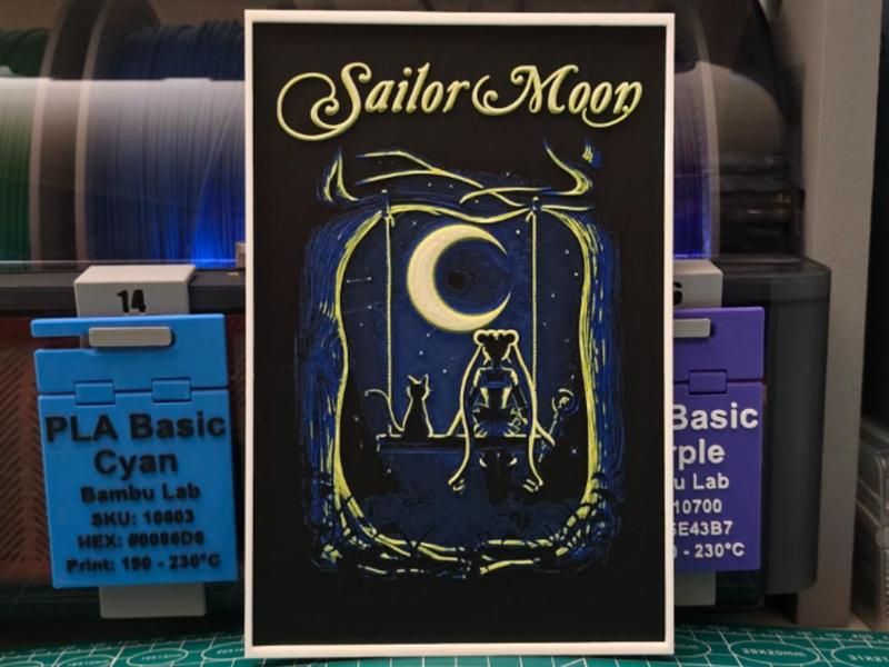 Sailor Moon Poster - Hueforge Art