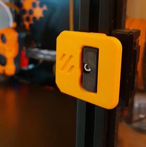 Magnetic door hinge/handle