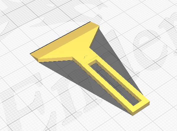Bed scraper - fast print 10min - minimal filament usage 1,5g