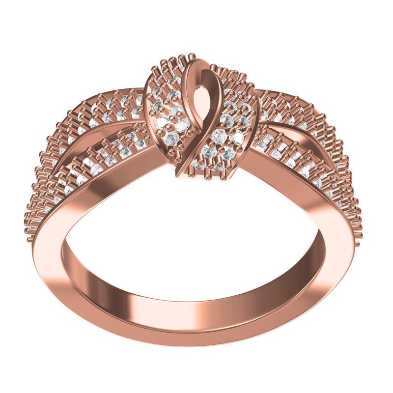 Beautiful Bow Tie Diamond Ring