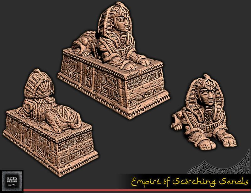 Sphynx Statue - Tabletop Gaming