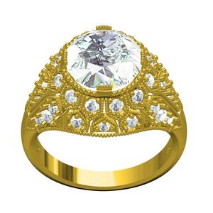 Antique Art Deco Vintage Ring 2