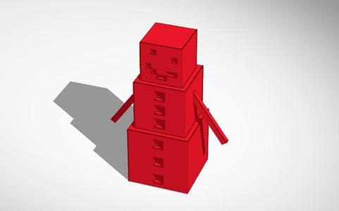 Minecraft snow golem (without pumpkin)